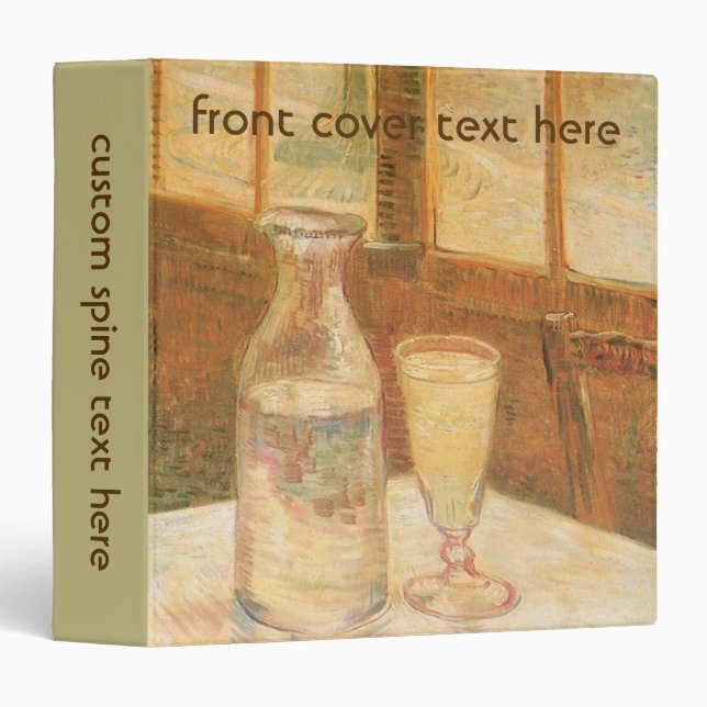 Vincent van Gogh - Still Life with Absinthe Binder (Front/Spine)