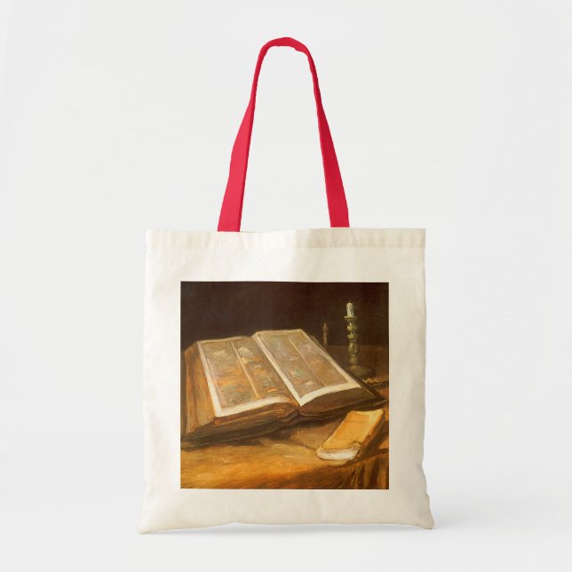 Vincent van Gogh - Still Life with Bible Tote Bag (Front)