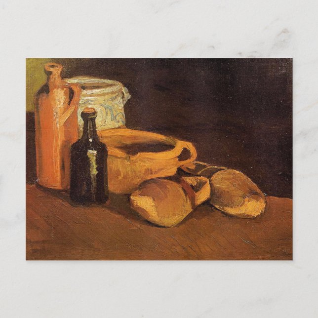 Vincent van Gogh - Still Life with Clogs, Pots, Postcard (Front)