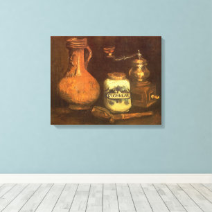 Vincent van Gogh - Still Life with Coffee Mill Canvas Print