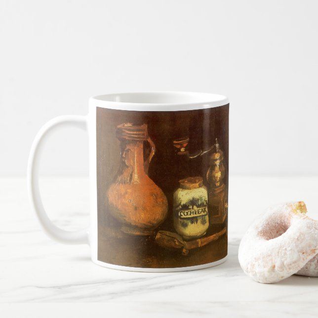 Vincent van Gogh - Still Life with Coffee Mill Coffee Mug (With Donut)
