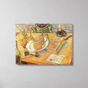 Vincent van Gogh - Still Life with Drawing Board Canvas Print