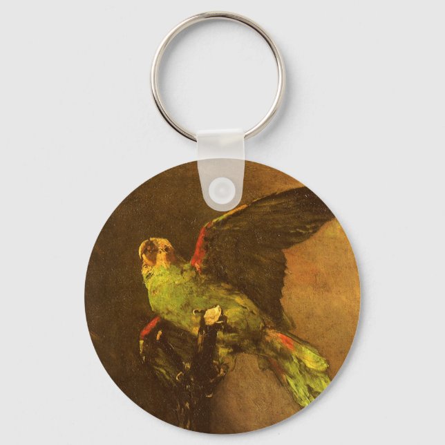 Vincent van Gogh - Still Life with Green Parrot Keychain (Front)