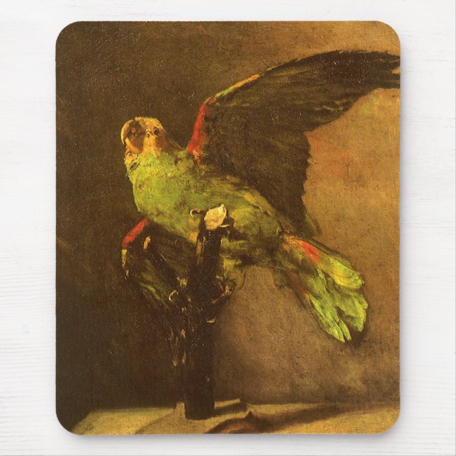 Vincent van Gogh - Still Life with Green Parrot Mouse Pad (Front)