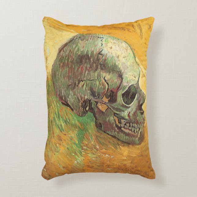 Vincent van Gogh - Still Life with Skull Accent Pillow (Front(Vertical))