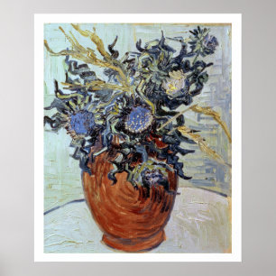 Vincent van Gogh Still Life with Thistles, 1890 Poster