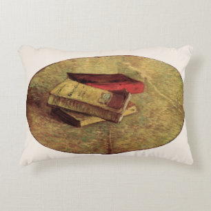Vincent van Gogh - Still Life with Three Books Accent Pillow