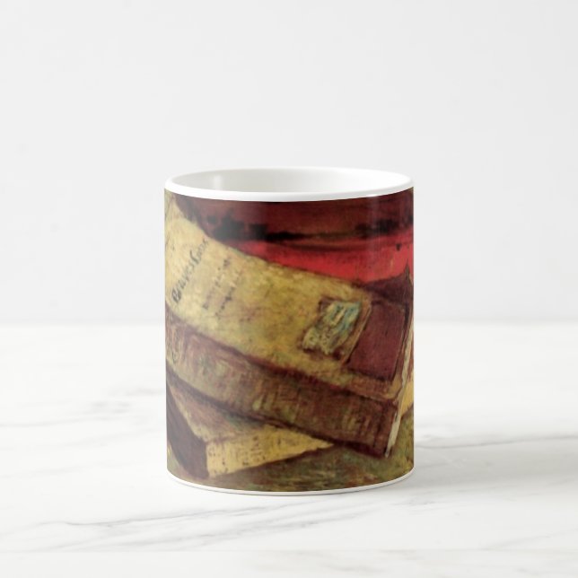 Vincent van Gogh - Still Life with Three Books Coffee Mug (Center)