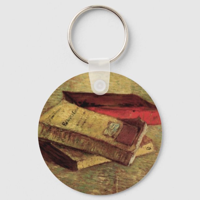 Vincent van Gogh - Still Life with Three Books Keychain (Front)