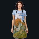 Vincent van Gogh - Street in Auvers-sur-Oise Apron<br><div class="desc">Street in Auvers-sur-Oise - Vincent van Gogh,  Oil on Canvas,  1890 in Auvers-sur-Oise</div>