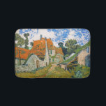 Vincent van Gogh - Street in Auvers-sur-Oise Bath Mat<br><div class="desc">Street in Auvers-sur-Oise - Vincent van Gogh,  Oil on Canvas,  1890 in Auvers-sur-Oise</div>