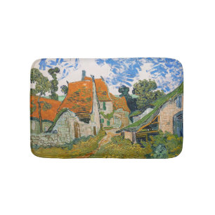 Vincent van Gogh - Street in Auvers-sur-Oise Bath Mat