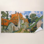 Vincent van Gogh - Street in Auvers-sur-Oise Beach Towel<br><div class="desc">Street in Auvers-sur-Oise - Vincent van Gogh,  Oil on Canvas,  1890 in Auvers-sur-Oise</div>