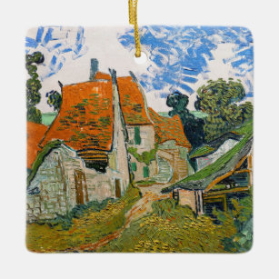 Vincent van Gogh - Street in Auvers-sur-Oise Ceramic Ornament