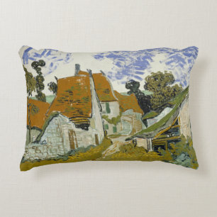 Vincent van Gogh - Street in Auvers-sur-Oise Decorative Pillow