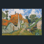Vincent van Gogh - Street in Auvers-sur-Oise Faux Canvas Print<br><div class="desc">Street in Auvers-sur-Oise - Vincent van Gogh,  Oil on Canvas,  1890 in Auvers-sur-Oise</div>