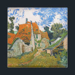 Vincent van Gogh - Street in Auvers-sur-Oise Magnet<br><div class="desc">Street in Auvers-sur-Oise - Vincent van Gogh,  Oil on Canvas,  1890 in Auvers-sur-Oise</div>