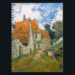 Vincent van Gogh - Street in Auvers-sur-Oise Notebook<br><div class="desc">Street in Auvers-sur-Oise - Vincent van Gogh,  Oil on Canvas,  1890 in Auvers-sur-Oise</div>