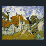 Vincent van Gogh - Street in Auvers-sur-Oise Poster<br><div class="desc">Street in Auvers-sur-Oise by Vincent van Gogh, 1890. Vincent van Gogh was a Dutch Post-Impressionist painter who is among the most famous and influential figures in the history of Western art. In just over a decade he created approximately 2100 artworks, including around 860 oil paintings, most of them in the...</div>