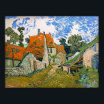 Vincent van Gogh - Street in Auvers-sur-Oise Poster<br><div class="desc">Street in Auvers-sur-Oise - Vincent van Gogh,  Oil on Canvas,  1890 in Auvers-sur-Oise</div>