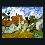 Vincent van Gogh: Street in Auvers-sur-Oise Poster<br><div class="desc">Artists: Vincent van Gogh.
Street in Auvers-sur-Oise; Village Street; Road at Auvers.
1890.</div>