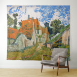 Vincent van Gogh - Street in Auvers-sur-Oise Tapestry<br><div class="desc">Street in Auvers-sur-Oise - Vincent van Gogh,  Oil on Canvas,  1890 in Auvers-sur-Oise</div>