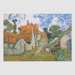 Vincent van Gogh - Street in Auvers-sur-Oise Tissue Paper