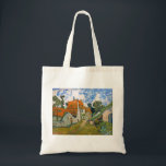 Vincent van Gogh - Street in Auvers-sur-Oise Tote Bag<br><div class="desc">Street in Auvers-sur-Oise - Vincent van Gogh,  Oil on Canvas,  1890 in Auvers-sur-Oise</div>