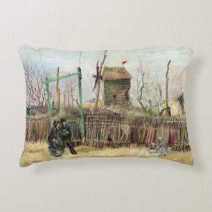 Vincent van Gogh - Street Scene in Montmartre Accent Pillow