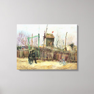 Vincent van Gogh - Street Scene in Montmartre Canvas Print