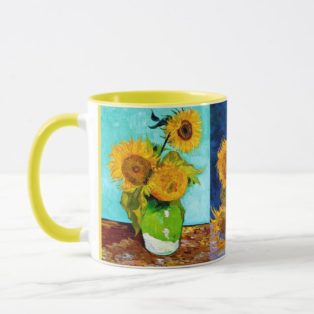 Vincent Van Gogh - Sunflower Mug (Gauche)