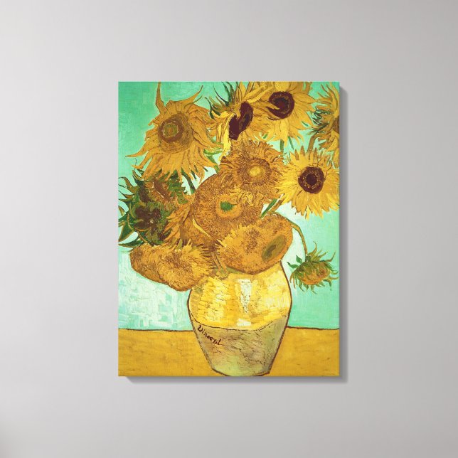 Vincent van Gogh | Sunflowers, 1888 Canvas Print (Front)