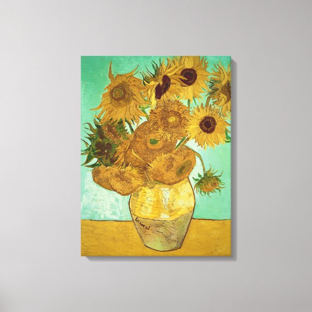 Vincent van Gogh | Sunflowers, 1888 Canvas Print (Front)