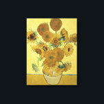 Vincent van Gogh | Sunflowers, 1888 Canvas Print<br><div class="desc">Sunflowers,  1888 | by Vincent van Gogh | Art Location: National Gallery,  London,  UK | Dutch Artist | Image Collection Number: BAL970</div>