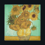 Vincent van Gogh | Sunflowers, 1888 Magnet<br><div class="desc">Image Collection Number:  BAL20294  Sunflowers,  1888 (oil on canvas). Gogh,  Vincent van (1853-90) oil on canvas. Neue Pinakothek,  Munich,  Germany .  1888</div>