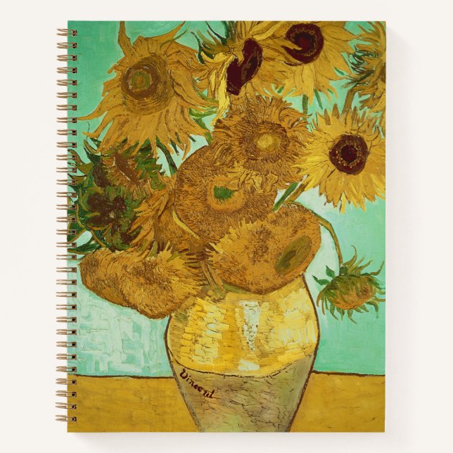 Vincent van Gogh | Sunflowers, 1888 Notebook (Front)