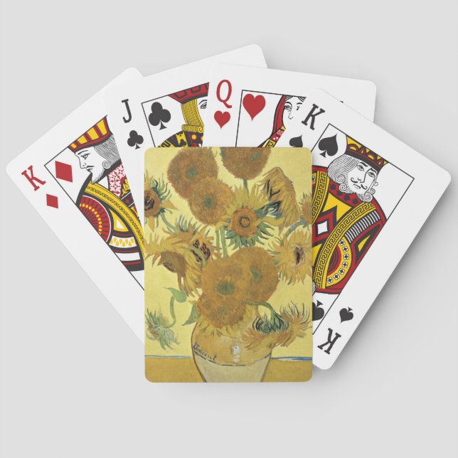 Vincent van Gogh | Sunflowers, 1888 Playing Cards (Back)