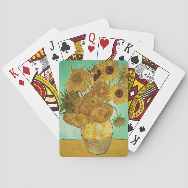 Vincent van Gogh | Sunflowers, 1888 Playing Cards (Back)