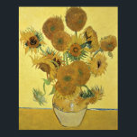 Vincent van Gogh | Sunflowers, 1888 Poster<br><div class="desc">Image Collection Number:  BAL970  Sunflowers,  1888 (oil on canvas). Gogh,  Vincent van (1853-90) oil on canvas. National Gallery,  London,  UK .  1888</div>