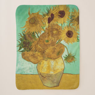 Vincent van Gogh   Sunflowers, 1888 Sherpa Blanket