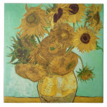 Vincent van Gogh | Sunflowers, 1888 Tile<br><div class="desc">Image Collection Number:  BAL20294  Sunflowers,  1888 (oil on canvas). Gogh,  Vincent van (1853-90) oil on canvas. Neue Pinakothek,  Munich,  Germany .  1888</div>