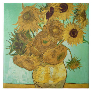Vincent van Gogh Sunflowers, 1888 Tile