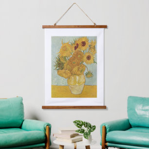 Vincent Van Gogh - Sunflowers, 3rd Version Hanging Tapestry