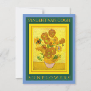 VINCENT VAN GOGH ...SUNFLOWERS ... Postcard