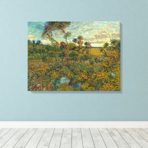 Vincent Van Gogh, Sunset At Montmajour Canvas Print