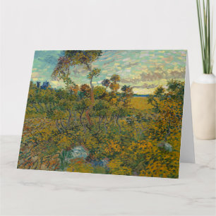 Vincent Van Gogh, Sunset At Montmajour Card