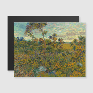Vincent Van Gogh, Sunset At Montmajour Magnetic Invitation