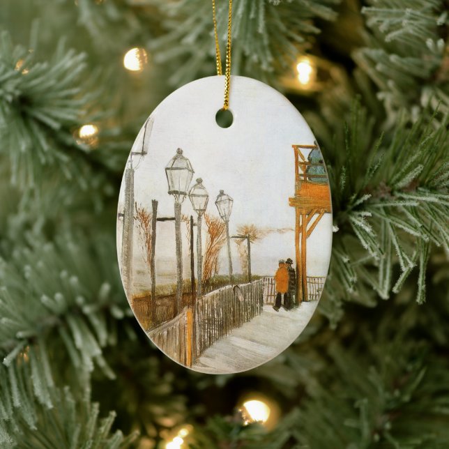 Vincent van Gogh - Terrace and Observation Deck Ceramic Ornament (Tree)