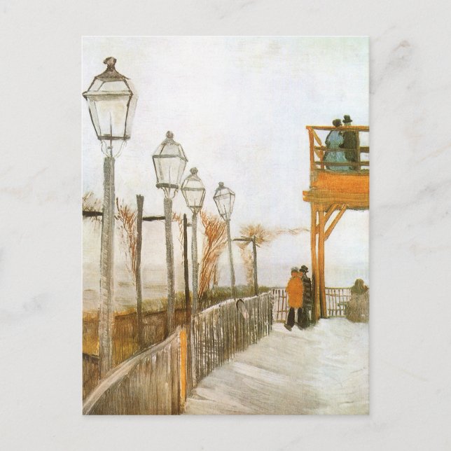 Vincent van Gogh - Terrace and Observation Deck Postcard (Front)