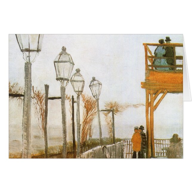 Vincent van Gogh - Terrasse et pont d'observation (Devant horizontal)